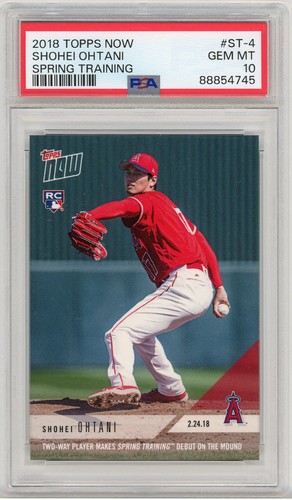 2018 topps now shohei - 2018,