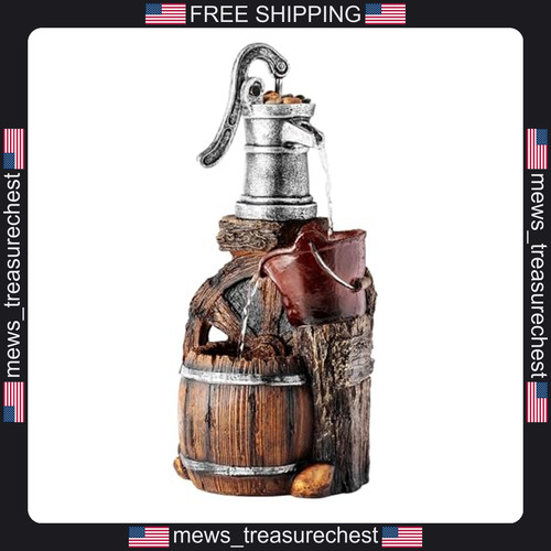 Outdoor water fountain with - fountain,